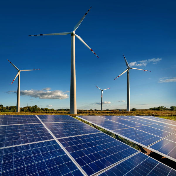This image is Case study showcasing how a leading U.S.-based renewable energy company streamlined its procurement process using M365 and SharePoint. Highlights include 3X faster RFP processing, enhanced data security, automated vendor management, and real-time procurement dashboards, resulting in improved efficiency, transparency, and collaboration